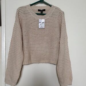 Forever 21 Beige Knit Sweater